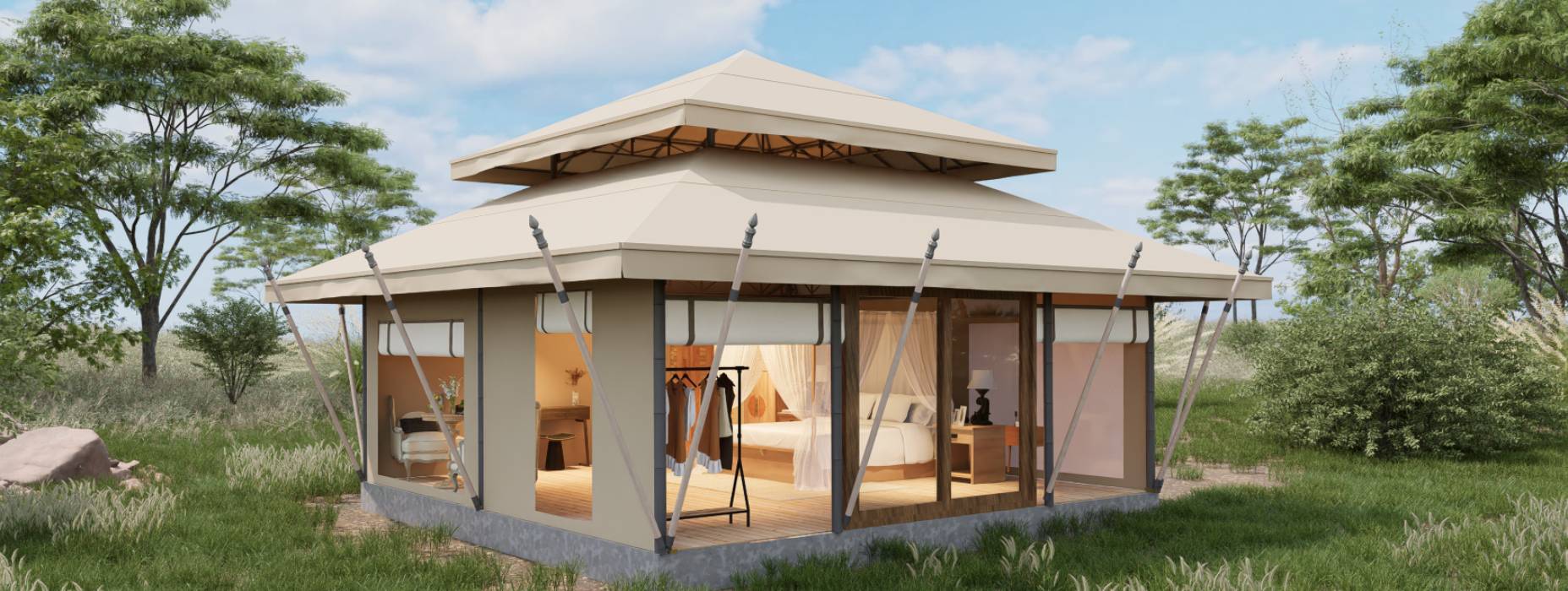 驿城区户外野奢帐篷